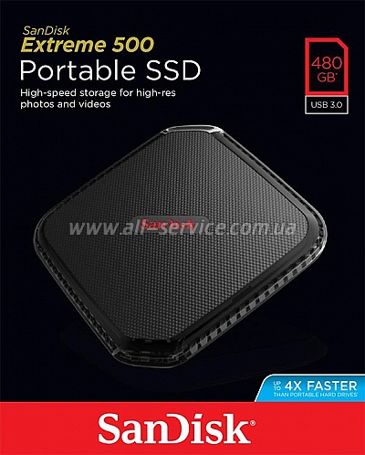 SSD  USB 3.0 SanDisk Extreme 500 480GB (SDSSDEXT-480G-G25)