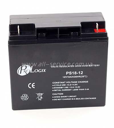   ProLogix 12V 18AH (PS18-12) AGM