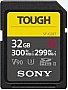   Sony 32GB SDHC C10 UHS-II U3 V90 R300/W299MB/s Tough (SF32TG)