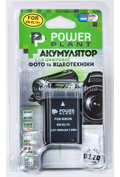  PowerPlant Nikon EN-EL14 Chip (D3100, D3200, D5100) (DV00DV1290)