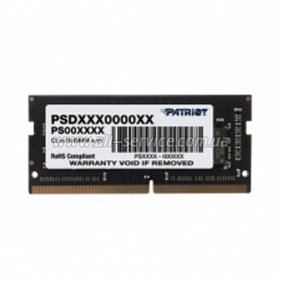    PATRIOT Signature Line SO-DIMM DDR4 2666MHz 4GB (PSD44G266681S)