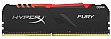  Kingston 8Gb DDR4 2400MH z HyperX Fury Black RGB (HX424C15FB3A/8)