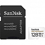   128GB SanDisk micro SDXC High Endurance C10 U3 V30 (SDSQQNR-128G-GN6IA)