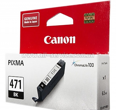  Canon CLI-471Bk PIXMA MG5740/ MG6840 Black (0400C001)