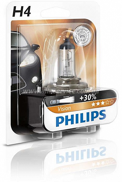   Philips H4 Vision, 3200K (12342PRB1)