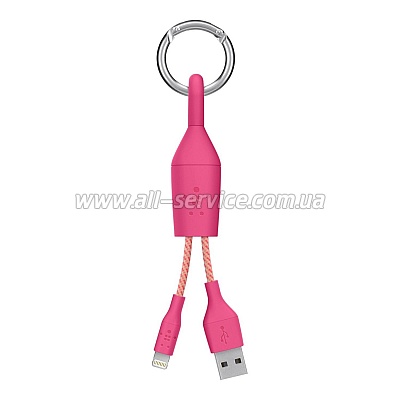 - BELKIN USB 2.0 CARABINER, Pink (F8J173bt06INPNK)