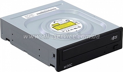  H-L Data Storage DVD+-R/RW 24S ATA/Supermulti bulk Black (GH24NSD0.ARAA10B)