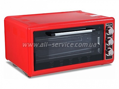 Электрическая печь Saturn ST-EC1070 Red Электрическая печь Saturn ST-EC1070 Red