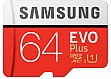   Samsung EVO Plus microSDXC 64GB UHS-I Class 10 + SD  (MB-MC64HA/RU)