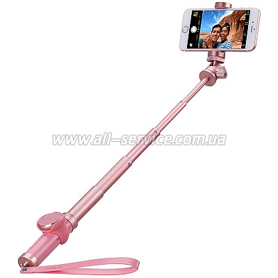  MOMAX Selfie Pro Bluetooth Selfie Pod 90cm Rose Gold (KMS4L2)