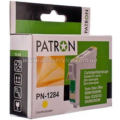  EPSON T1284 (PN-1284) YELLOW PATRON