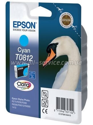  Epson StPhoto R270/ R290/ R390/ RX590/ RX610/ RX690/ 1410 cyan, 11 (C13T08124A10)