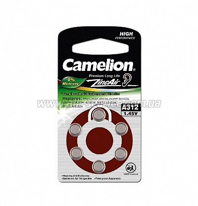  CAMELION ZA 312 / 6 BL (A312-BP6)   1 .