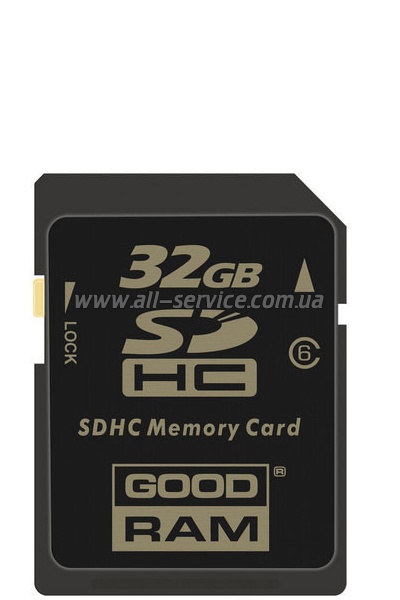   32Gb Goodram SDHC class 6 (SDC32GSDHC6NR)