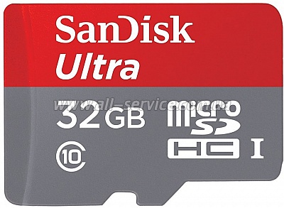   32GB SANDISK microSDHC Mobile Ultra Class 10 (SDSQUNC-032G-GN6MA)