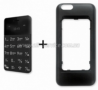  ELARI CardPhone Case for iPhone 6 Plus Black (LR-CS6PL-BLCK)