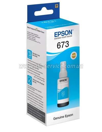  Epson 673 cyan L800/ 1800 (C13T67324A)