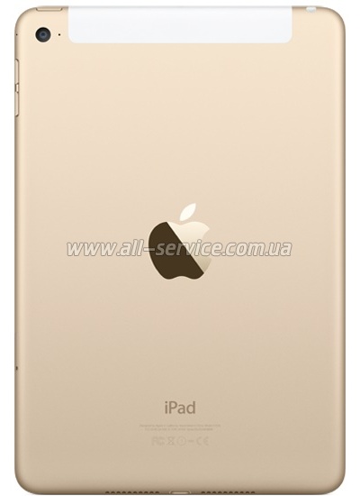  Apple A1538 iPad mini 4 Wi-Fi 16Gb Gold (MK6L2RK/A)