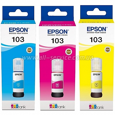   Epson 103 Epson L3100/ 3110/ 3150 C/M/Y (SET103C/M/Y)