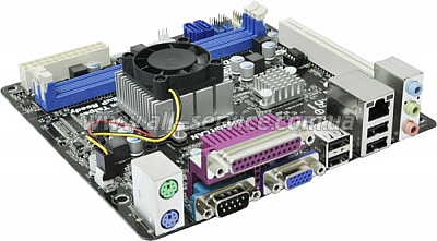   ASROCK Intel NM10/Processor (Atom D525) AD525PV3 mini-ITX