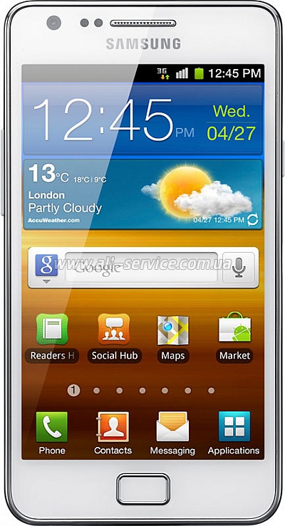 Samsung GT-I9100 Galaxy S II White