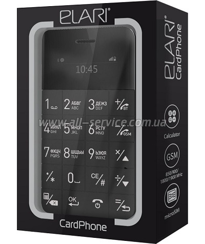  ELARI CardPhone Black (LR-CP-BLCK)