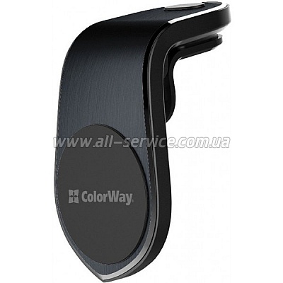   ColorWay Magnetic Metallic Air Vent-1 Black (CW-CHM04-BK)