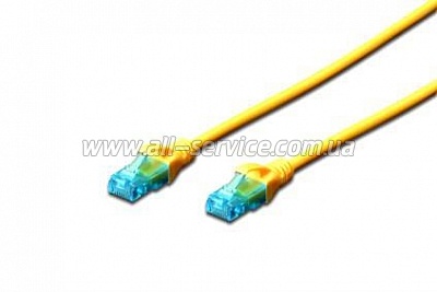   DIGITUS CAT 5e UTP, 3, AWG 26/7, CCA, PVC (DK-1512-030/Y) yellow