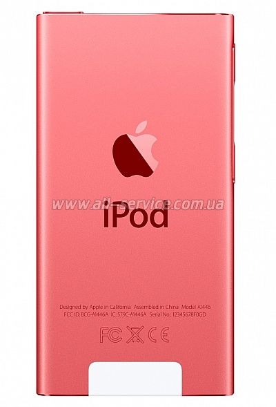 MP3  Apple A1446 iPod nano 16GB Pink (MKMV2QB/A)