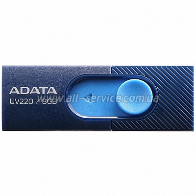  8GB ADATA UV220 USB 2.0 BLUE/NAVY (AUV220-8G-RBLNV)