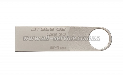 64GB Kingston USB 3.0 DataTraveler SE9 Metal G2 (DTSE9G2/64GB)