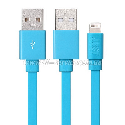  JUST Freedom Lightning USB (MFI) Cable Blue (LGTNG-FRDM-BL)