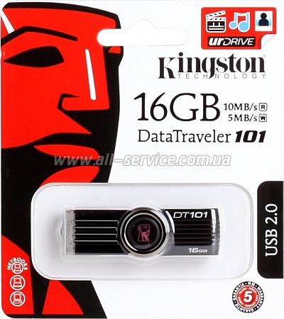  16GB Kingston DataTraveler 101 G2 (DT101G2/16GBZ)