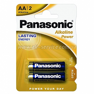  Panasonic LR06 Alkaline Power * 2 (LR6REB/2BP)