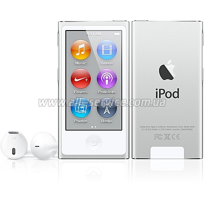 MP3  Apple A1446 iPod nano 16GB Silver (MKN22QB/A)