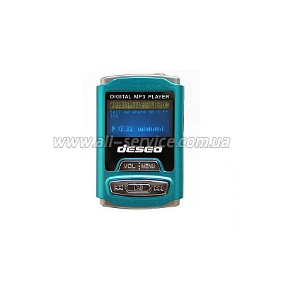 MP3  TakeMS Deseo 2Gb turquoise (TMS2GMP3-DESEO2-T)