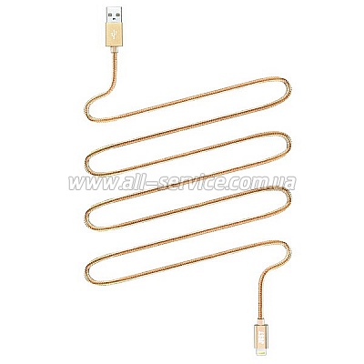  JUST Copper Lightning USB Cable 2M Gold (LGTNG-CPR20-GLD)