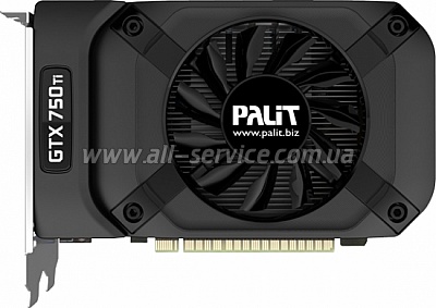  PALIT GeForce GTX750Ti 2GB DDR5 128bit Overclocked StormX (NE5X75TS1341-1073F)