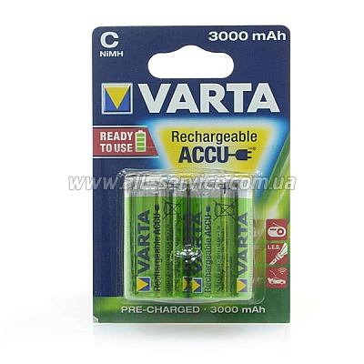  VARTA POWER ACCU R2U C 3000mAh BLI 2 NI-MH (56714101402)