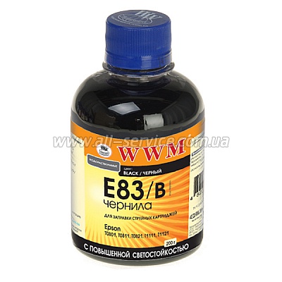  WWM  Epson Stylus Photo T50/ P50/ PX660 200 Black  (E83/B) 