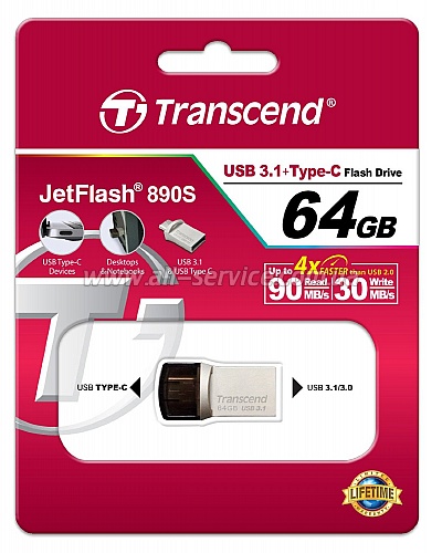  64GB TRANSCEND JetFlash 820 (TS64GJF890S)