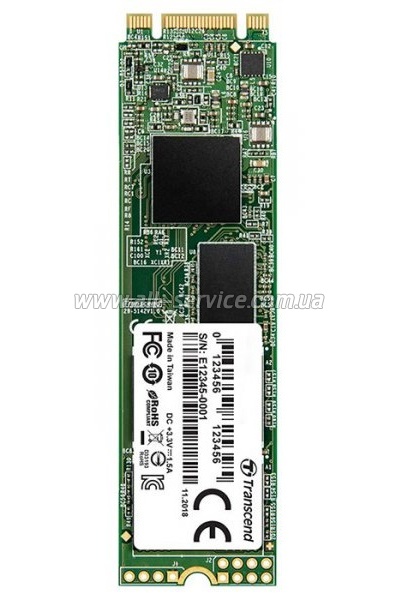 SSD  Transcend MTS830S 128GB M.2 2280 SATAIII TLC (TS128GMTS830S)