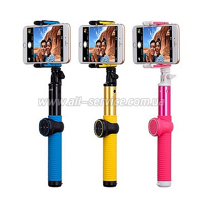  MOMAX Selfie Hero Bluetooth Selfie Pod 100cm Yellow/Gold (KMS7L)