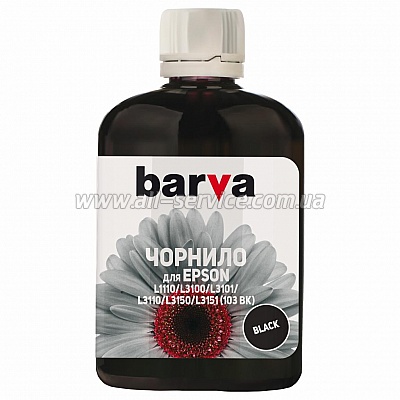  Barva    Epson L1110/ L3100 (103) Black 100  (E103-690)
