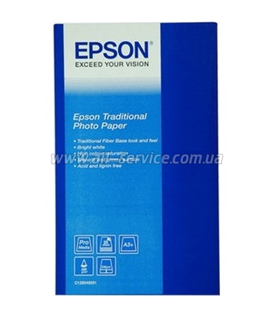  Epson A3+ Traditional Photo Paper, 25. C13S045051