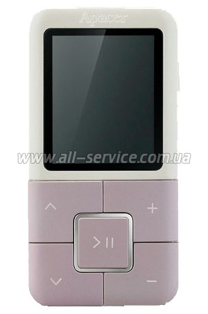MP4 / MP3  4Gb APACER AU825 Pink (AP4GAU825P-S)