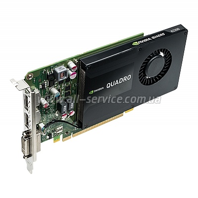  PNY Quadro K2200 4GB DDR5 DVI-2xDP (VCQK2200-PB)
