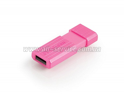  16Gb VERBATIM USB Drive STORE'N'GO PIN STRIPE PINK (49067)
