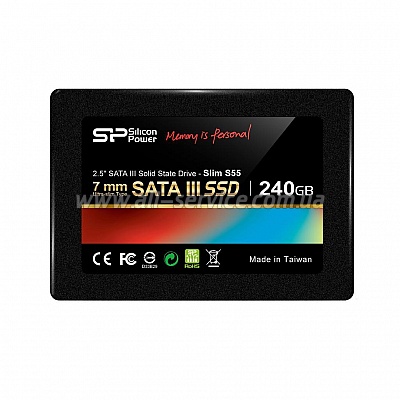 SSD  240GB SILICON POWER S55 SATAIII 2.5 (SP240GBSS3S55S25)