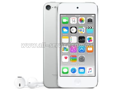 MP3/MPEG4  Apple A1574 iPod Touch 64GB White Silver (MKHJ2RP/A)